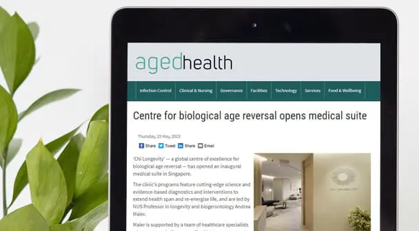 Centre for biological age reversal opens medical suite