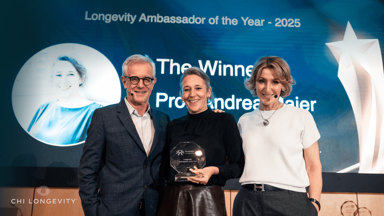 Chi Longevity Co-Founder, Professor Andrea B. Maier honoured as Global Longevity Ambassador